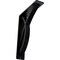 Ekena Millwork Miller Wrought Iron Bracket, (Triple center brace), Powder Coated Black 2"W x 7 1/2"D x 10"H BKTM02X07X10TMI - alternate 1